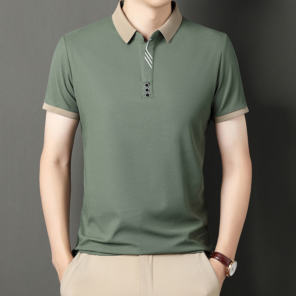 [Llevá 5 Pagá 3] Camisa Masculina Milano en Seda Fría y Poliéster (¡Estilo Imponente!)